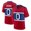 Pkot NY.Giants #0 Brian Burns Player Red Century Home Game Stitched Jerseys