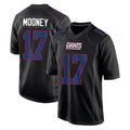 Pkot NY.Giants #17 Darnell Mooney Player Carbon Fashion Limited Home Game Stitched Jerseys