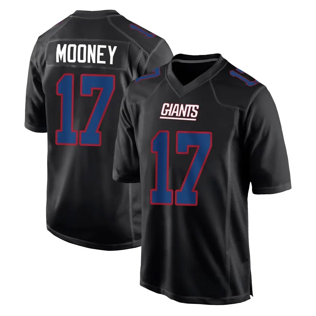 Pkot NY.Giants #17 Darnell Mooney Player Carbon Fashion Limited Home Game Stitched Jerseys
