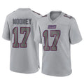 Pkot NY.Giants #17 Darnell Mooney Player Gray Atmosphere Fashion Limited Game Stitched Jerseys