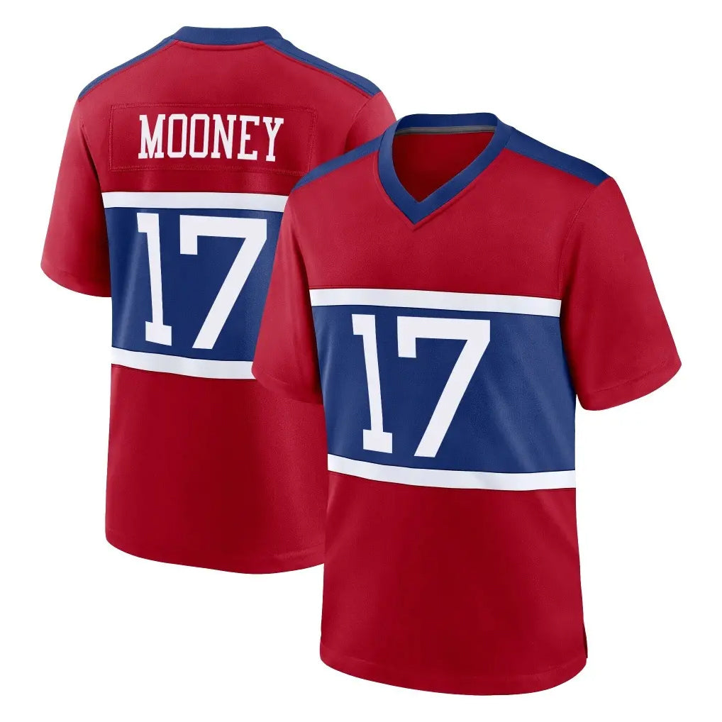 Pkot NY.Giants #17 Darnell Mooney Player Red Century Home Game Stitched Jerseys
