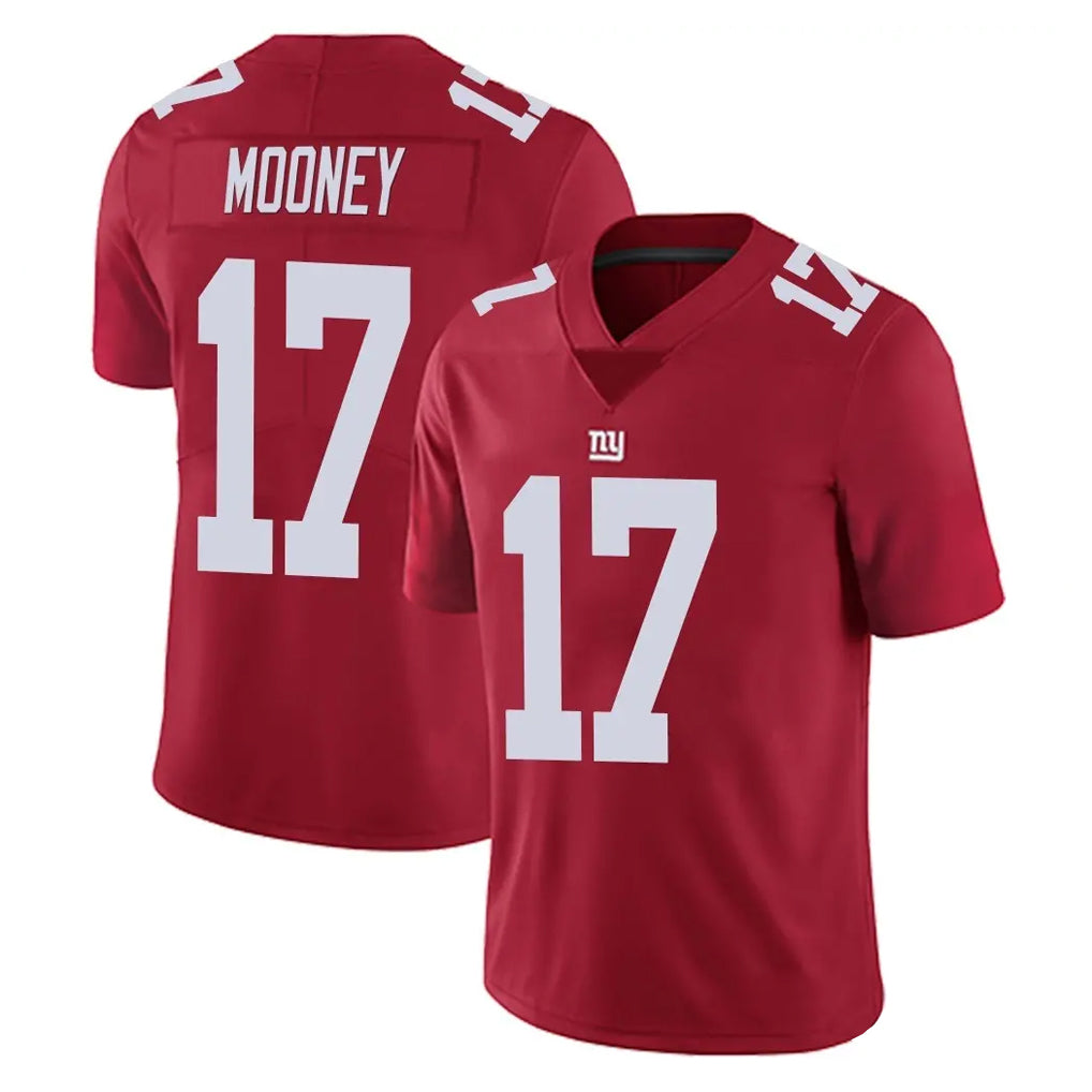 Pkot NY.Giants #17 Darnell Mooney Player Red Limited Vapor Untouchable Home Game Stitched Jerseys