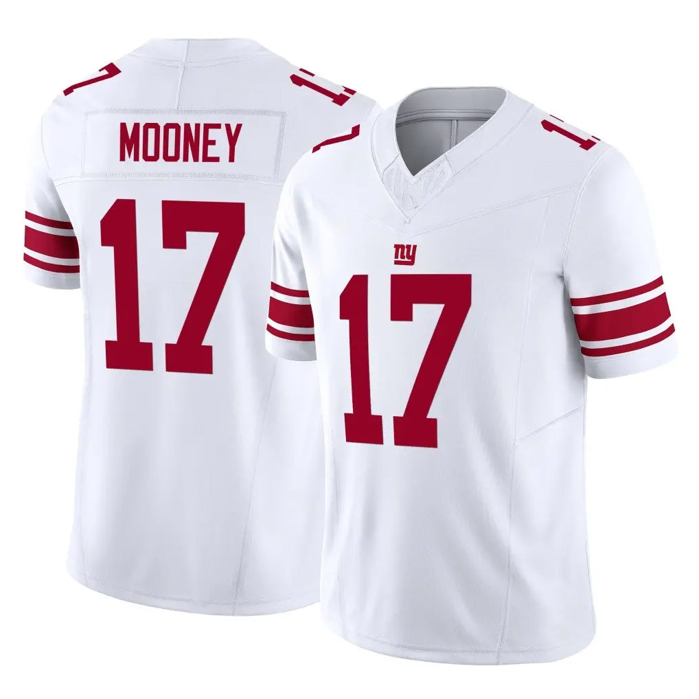 Pkot NY.Giants #17 Darnell Mooney Player White Limited Vapor F.U.S.E. Home Game Stitched Jerseys