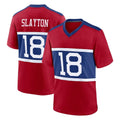 Pkot NY.Giants #18 Darius Slayton Player Red Century Home Game Stitched Jerseys