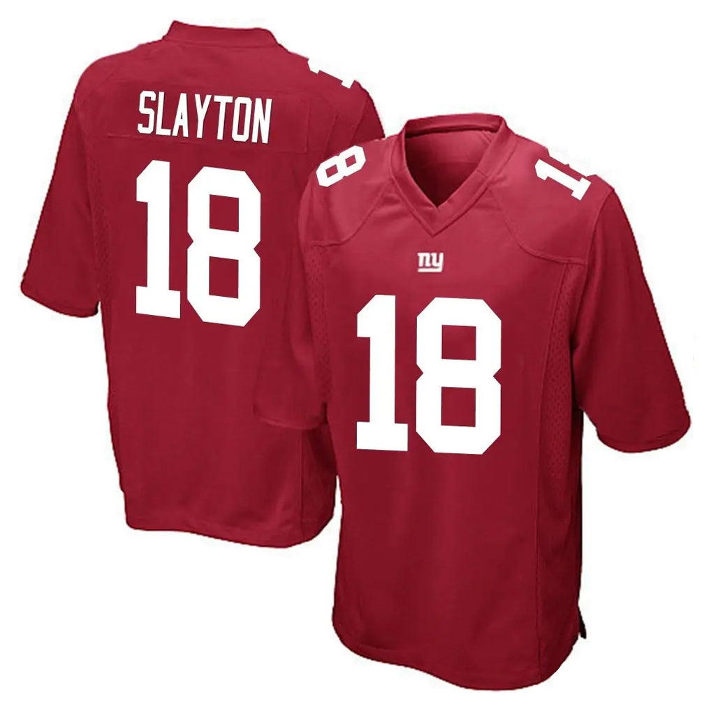 Pkot NY.Giants #18 Darius Slayton Player Red Home Game Stitched Jerseys