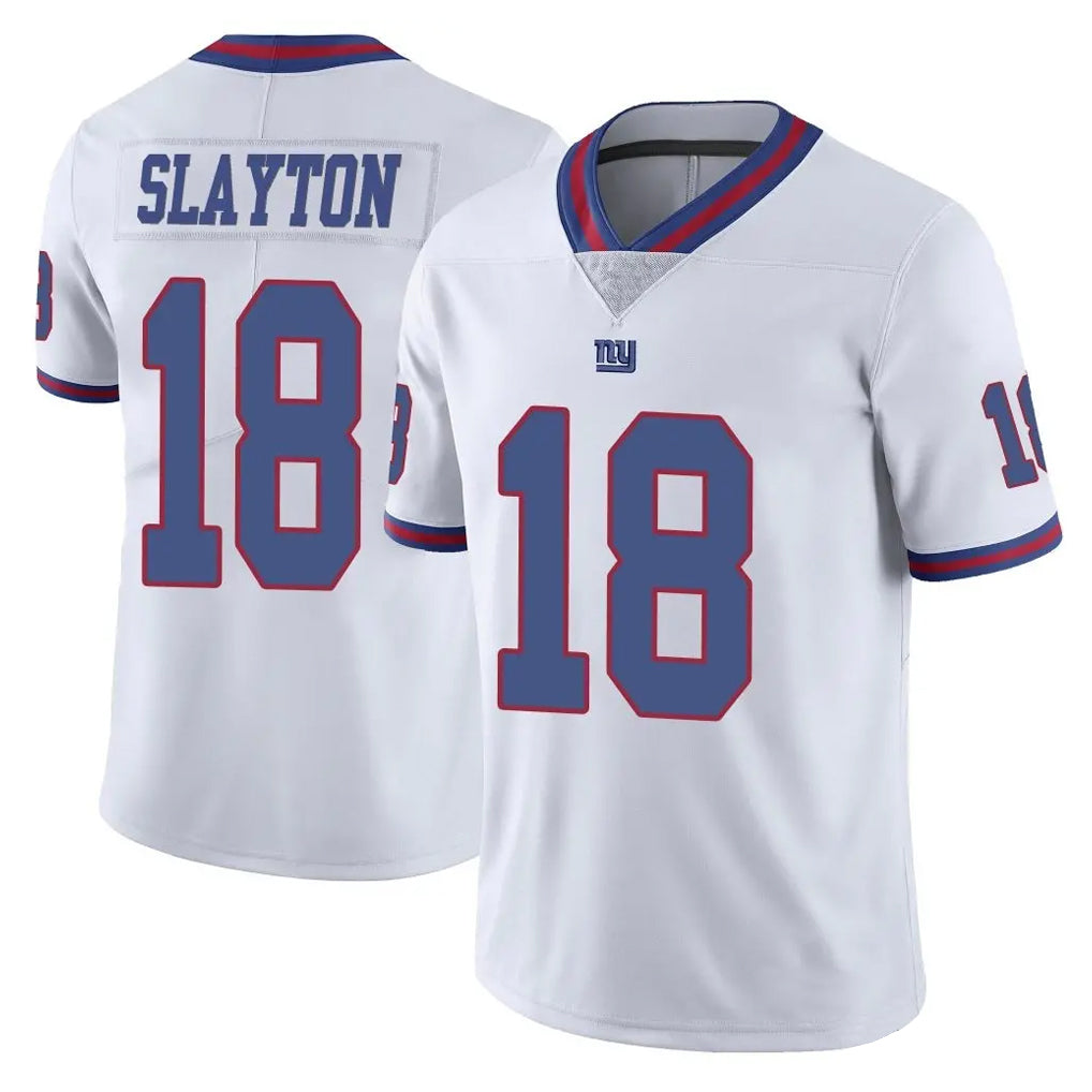 Pkot NY.Giants #18 Darius Slayton Player White Color Rush Home Game Stitched Jerseys