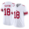 Pkot NY.Giants #18 Darius Slayton Player White Limited Vapor F.U.S.E. Home Game Stitched Jerseys