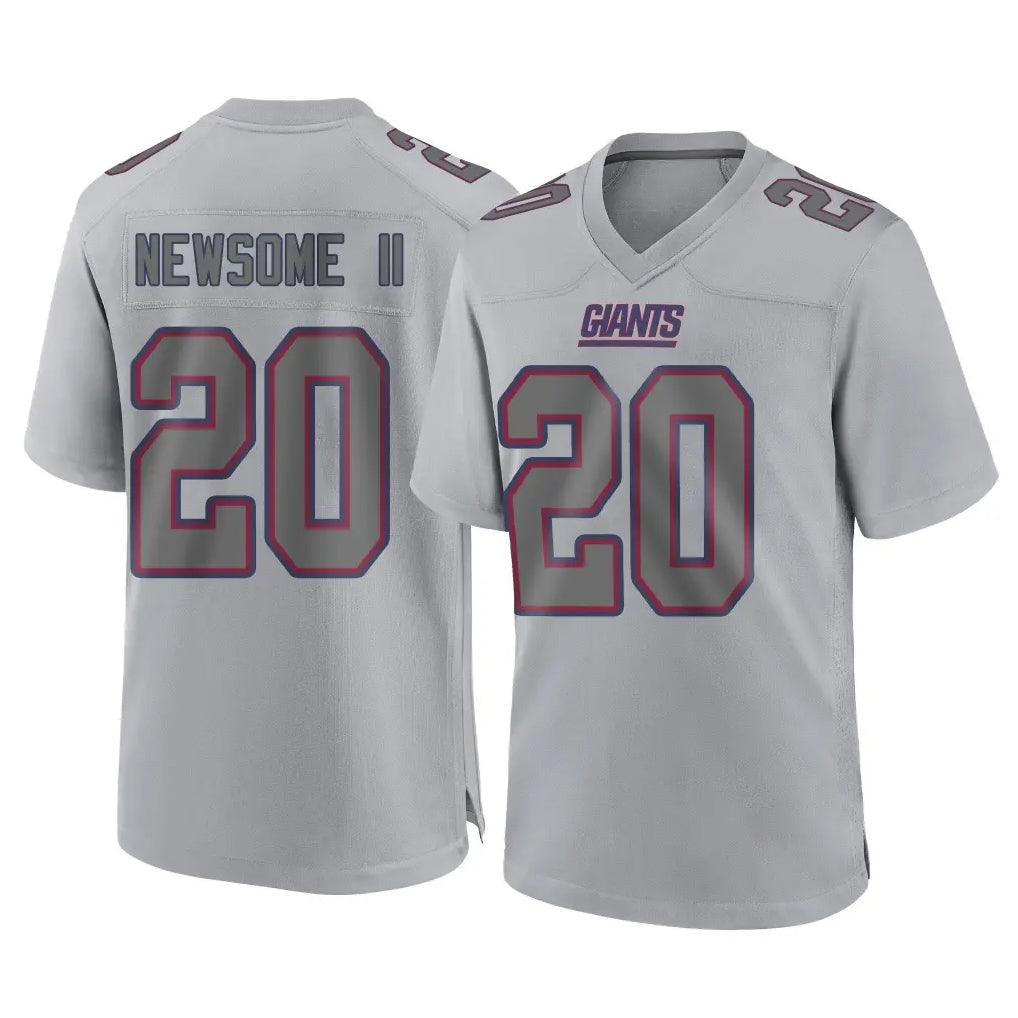 Pkot NY.Giants #20 Greg Newsome II Player Gray Atmosphere Fashion Limited Game Stitched Jerseys
