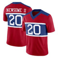 Pkot NY.Giants #20 Greg Newsome II Player Red Century Vapor F.U.S.E. Home Game Stitched Jerseys