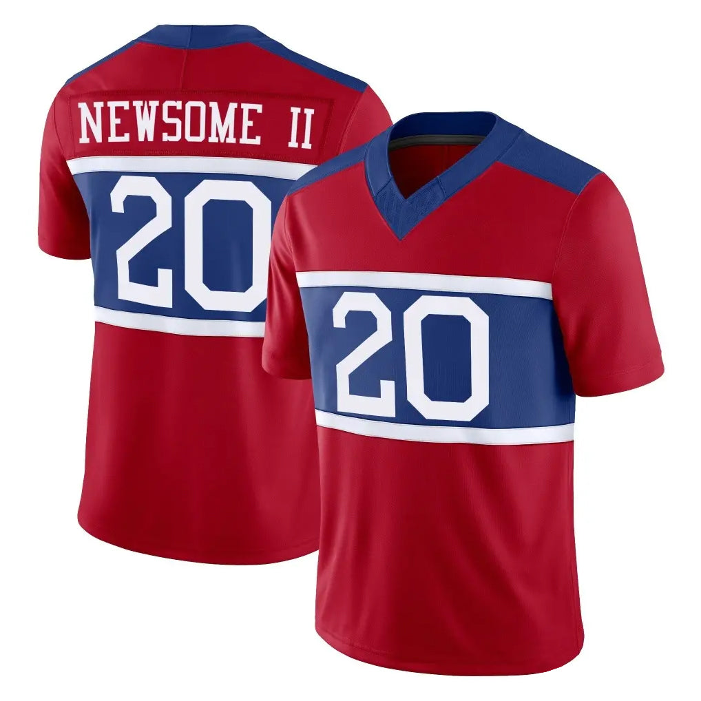 Pkot NY.Giants #20 Greg Newsome II Player Red Century Vapor F.U.S.E. Home Game Stitched Jerseys