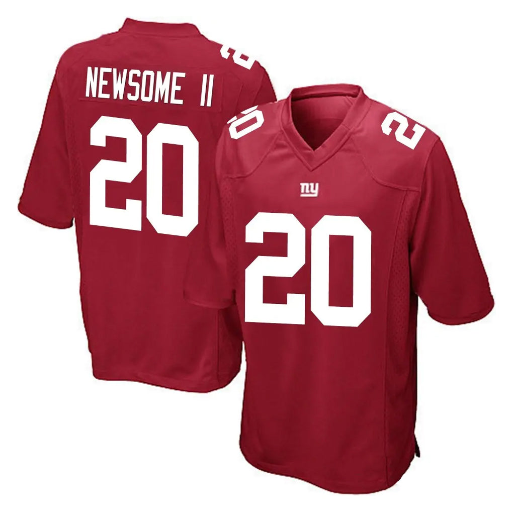 Pkot NY.Giants #20 Greg Newsome II Player Red Home Game Stitched Jerseys