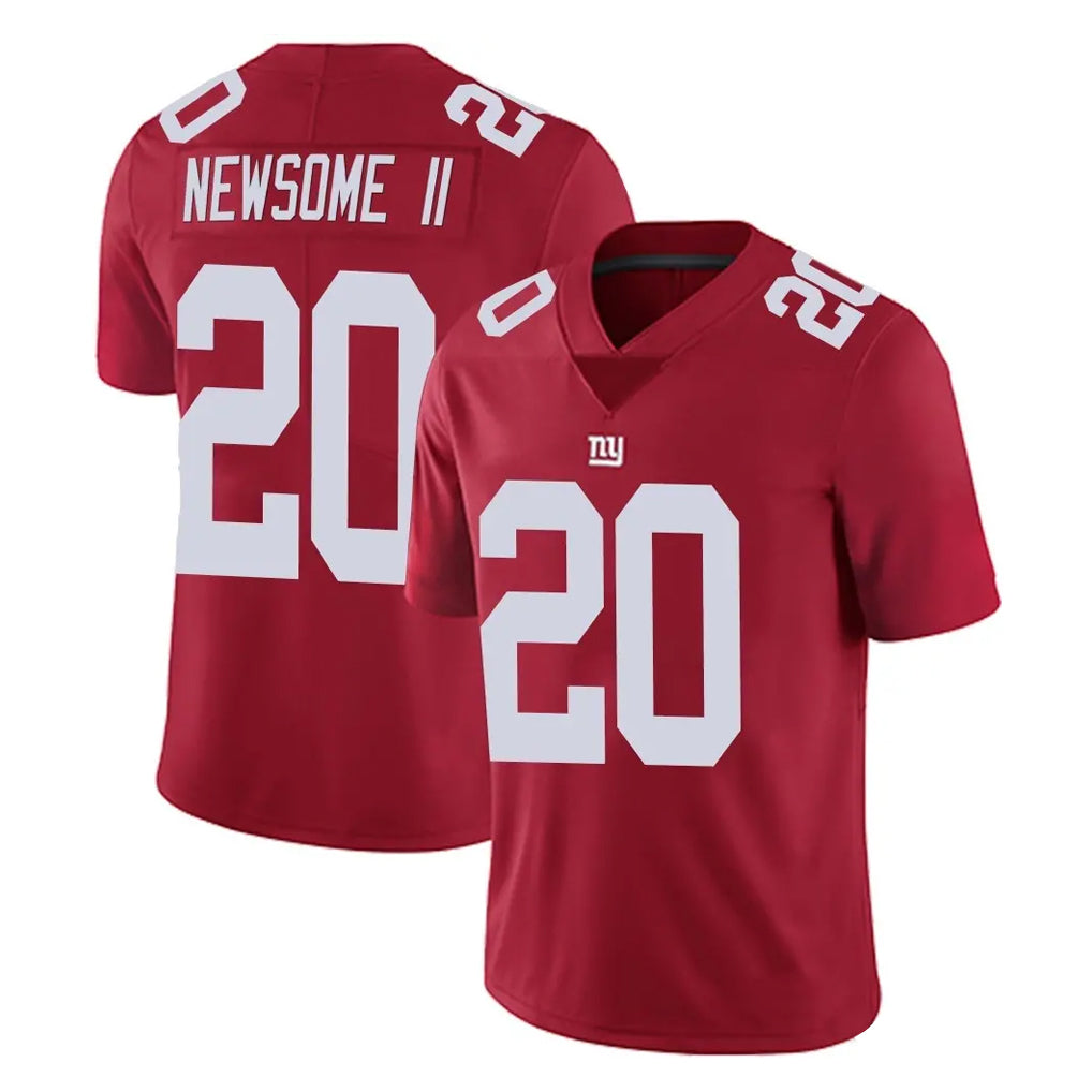Pkot NY.Giants #20 Greg Newsome II Player Red Limited Vapor Untouchable Home Game Stitched Jerseys