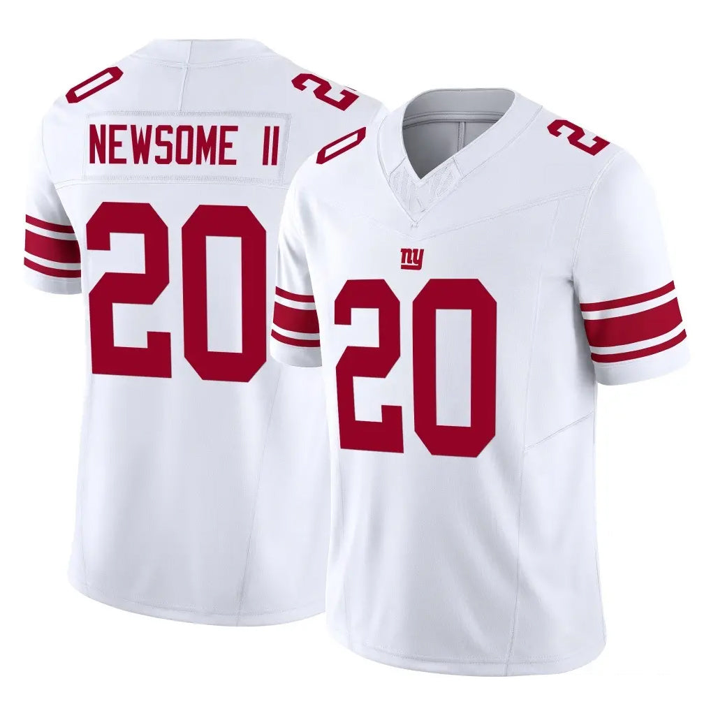Pkot NY.Giants #20 Greg Newsome II Player White Limited Vapor F.U.S.E. Home Game Stitched Jerseys