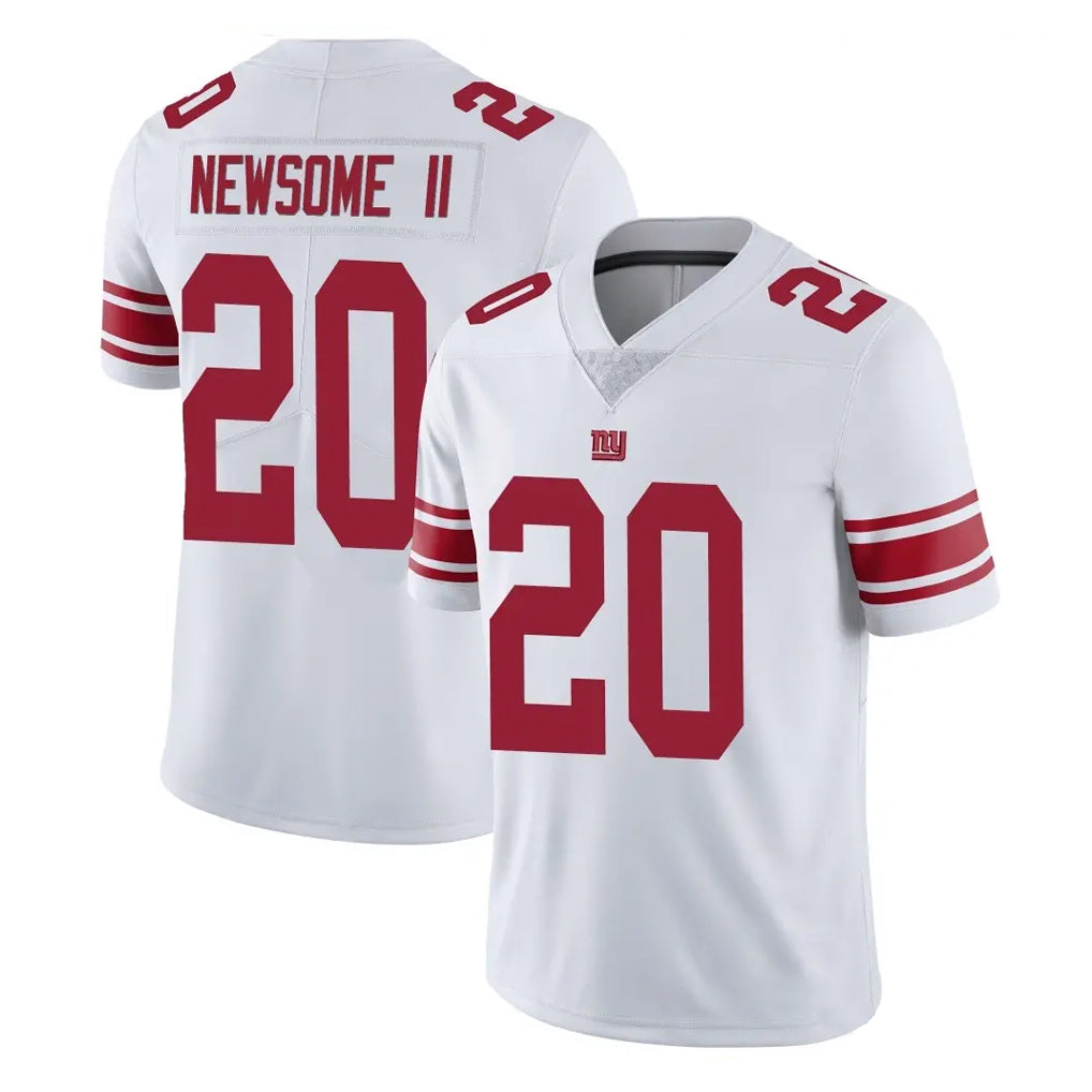 Pkot NY.Giants #20 Greg Newsome II Player White Limited Vapor Untouchable Home Game Stitched Jerseys