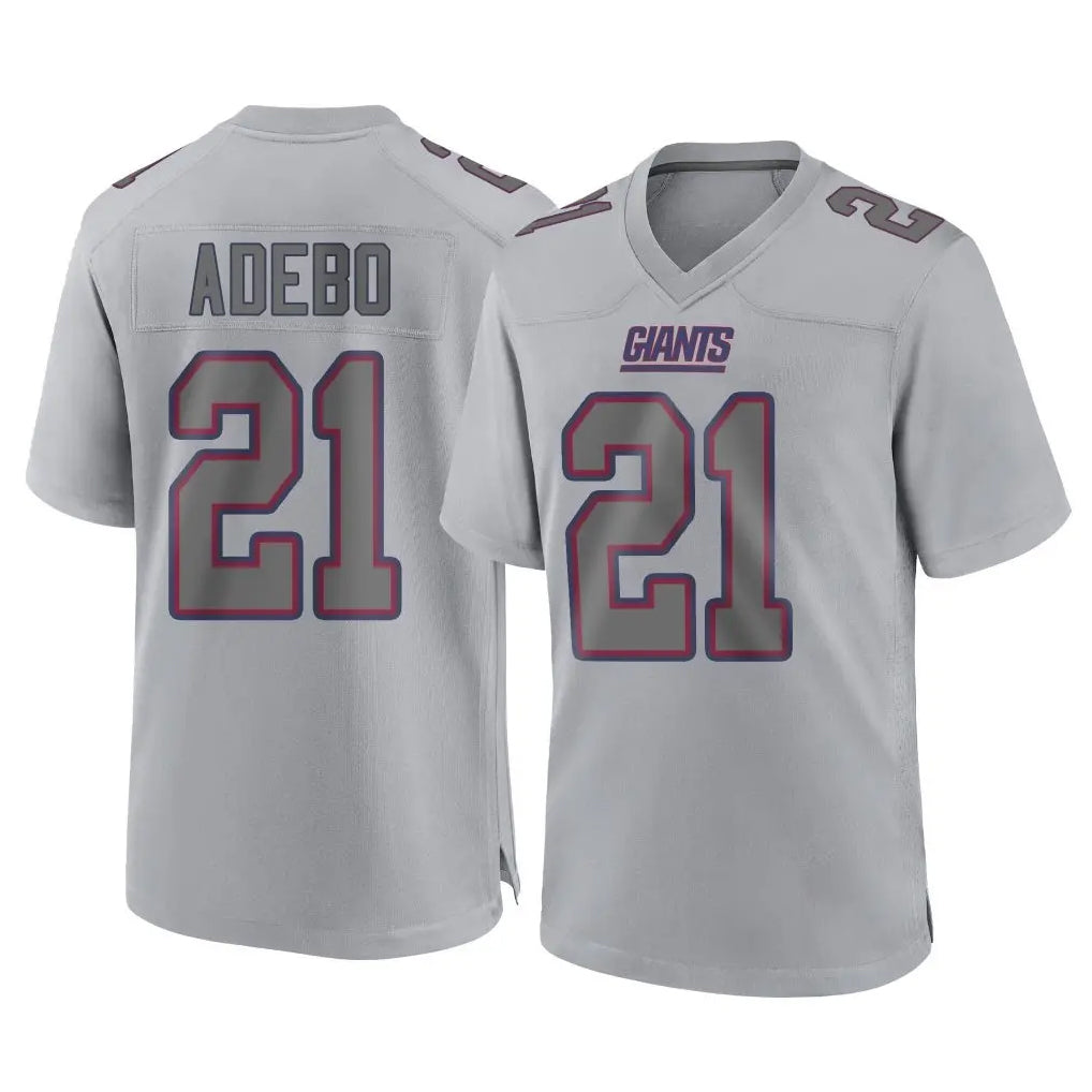 Pkot NY.Giants #21 Paulson Adebo Player Gray Atmosphere Fashion Limited Game Stitched Jerseys