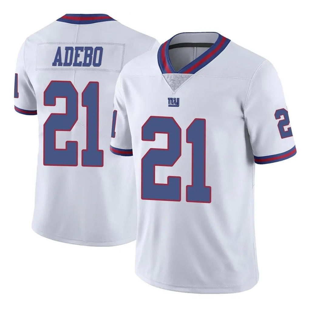 Pkot NY.Giants #21 Paulson Adebo Player White Color Rush Home Game Stitched Jerseys