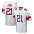 Pkot NY.Giants #21 Paulson Adebo Player White Home Game Stitched Jerseys