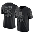 Pkot NY.Giants #22 Najee Harris Player Black Limited Reflective Home Game Stitched Jerseys