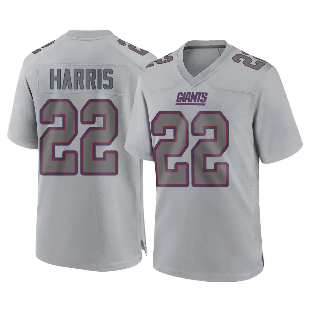 Pkot NY.Giants #22 Najee Harris Player Gray Atmosphere Fashion Limited Game Stitched Jerseys
