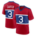 Pkot NY.Giants #3 Abdul Carter Player Red Century Home Game Stitched Jerseys