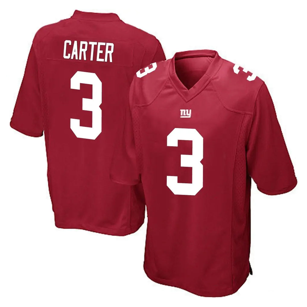 Pkot NY.Giants #3 Abdul Carter Player Red Home Game Stitched Jerseys