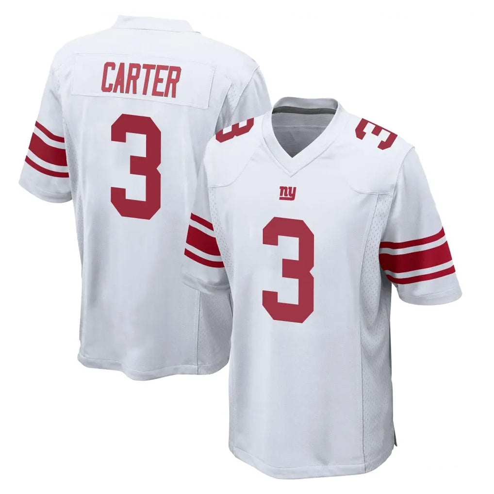 Pkot NY.Giants #3 Abdul Carter Player White Home Game Stitched Jerseys