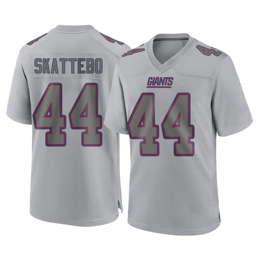 Pkot NY.Giants #44 Cam Skattebo Player Gray Atmosphere Fashion Limited Game Stitched Jerseys