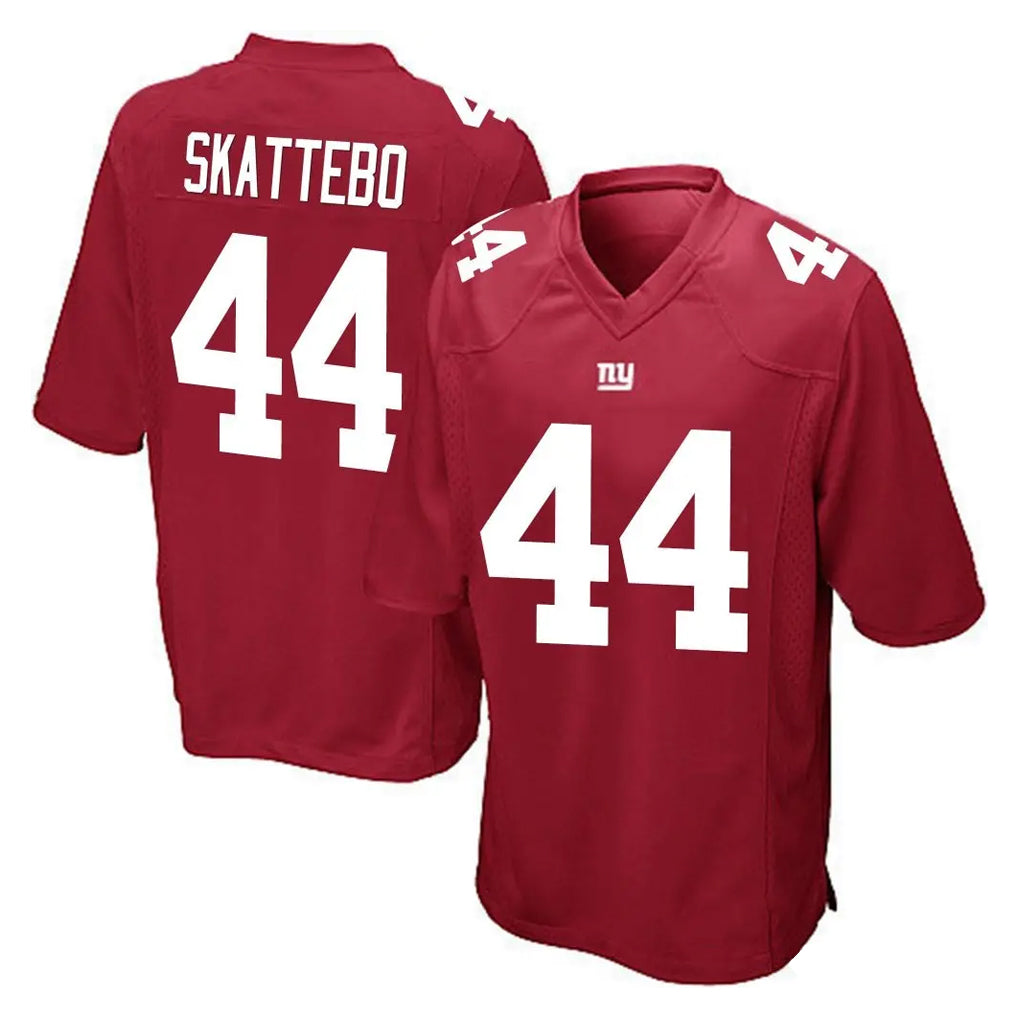 Pkot NY.Giants #44 Cam Skattebo Player Red Home Game Stitched Jerseys