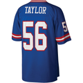 Pkot NY.Giants #56 Lawrence Taylor Mitchell & Ness Royal Legacy Replica Puhic Game Stitched Jerseys