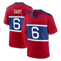 Pkot NY.Giants #6 Jaxson Dart Player Red Century Home Game Stitched Jerseys
