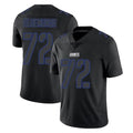 Pkot NY.Giants #72 Jermaine Eluemunor Player Black Impact Limited Home Game Stitched Jerseys