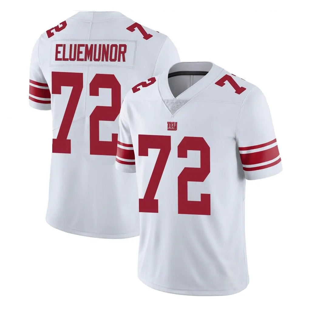 Pkot NY.Giants #72 Jermaine Eluemunor Player White Limited Vapor Untouchable Home Game Stitched Jerseys