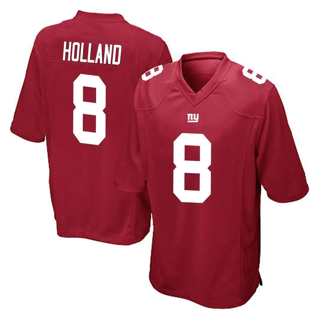 Pkot NY.Giants #8 Jevon Holland Player Red Home Game Stitched Jerseys