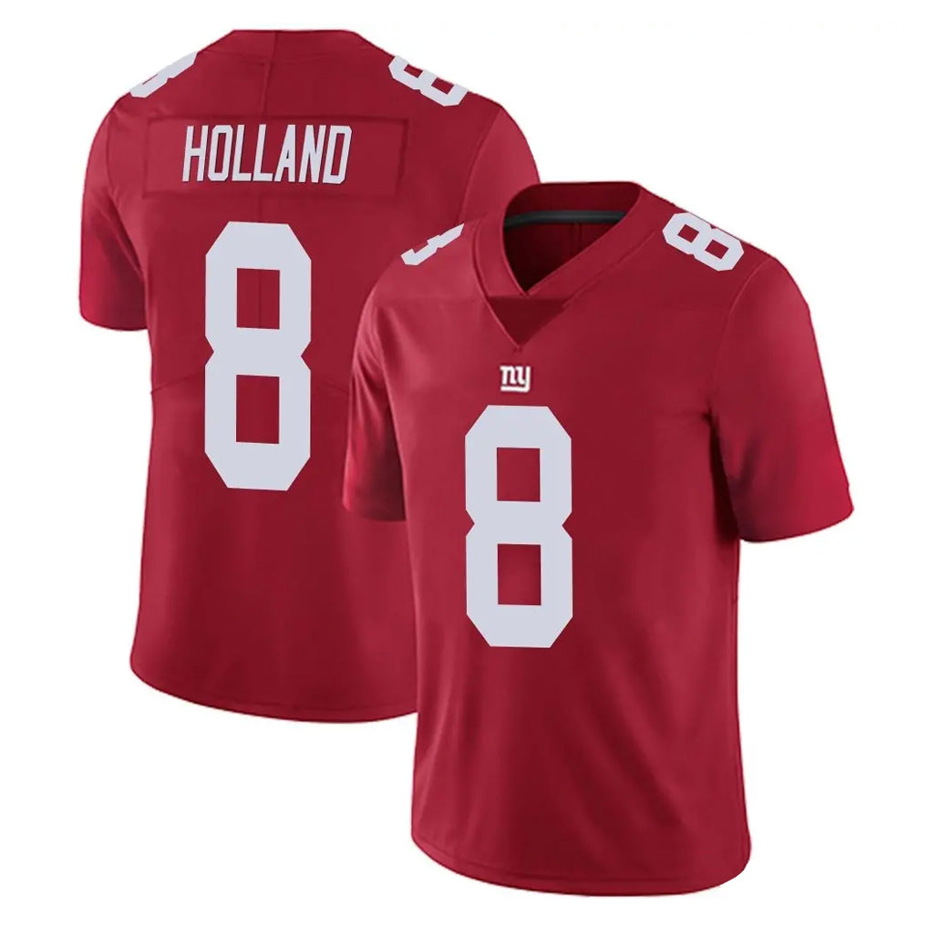 Pkot NY.Giants #8 Jevon Holland Player Red Limited Vapor Untouchable Home Game Stitched Jerseys