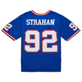 Pkot NY.Giants #92 Michael Strahan Mitchell & Ness Royal 1993 Legacy Replica Stitched Jerseys