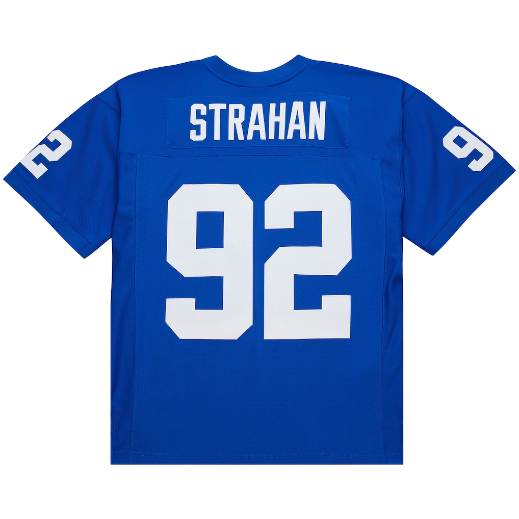Pkot NY.Giants #92 Michael Strahan Mitchell & Ness Royal 1994 Legacy Replica Stitched Jerseys