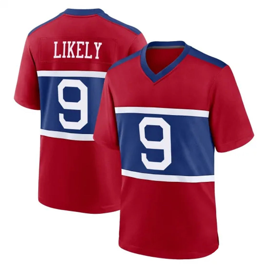 Pkot NY.Giants #9 Lsaiah Likely Player Red Century Home Game Stitched Jerseys