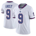 Pkot NY.Giants #9 Lsaiah Likely Player White Color Rush Home Game Stitched Jerseys