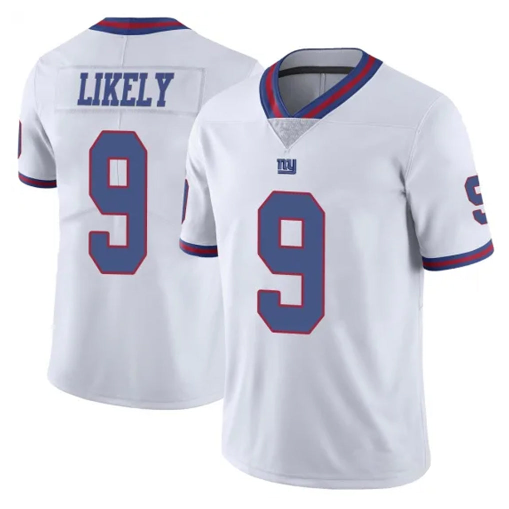 Pkot NY.Giants #9 Lsaiah Likely Player White Color Rush Home Game Stitched Jerseys