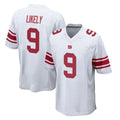 Pkot NY.Giants #9 Lsaiah Likely Player White Home Game Stitched Jerseys