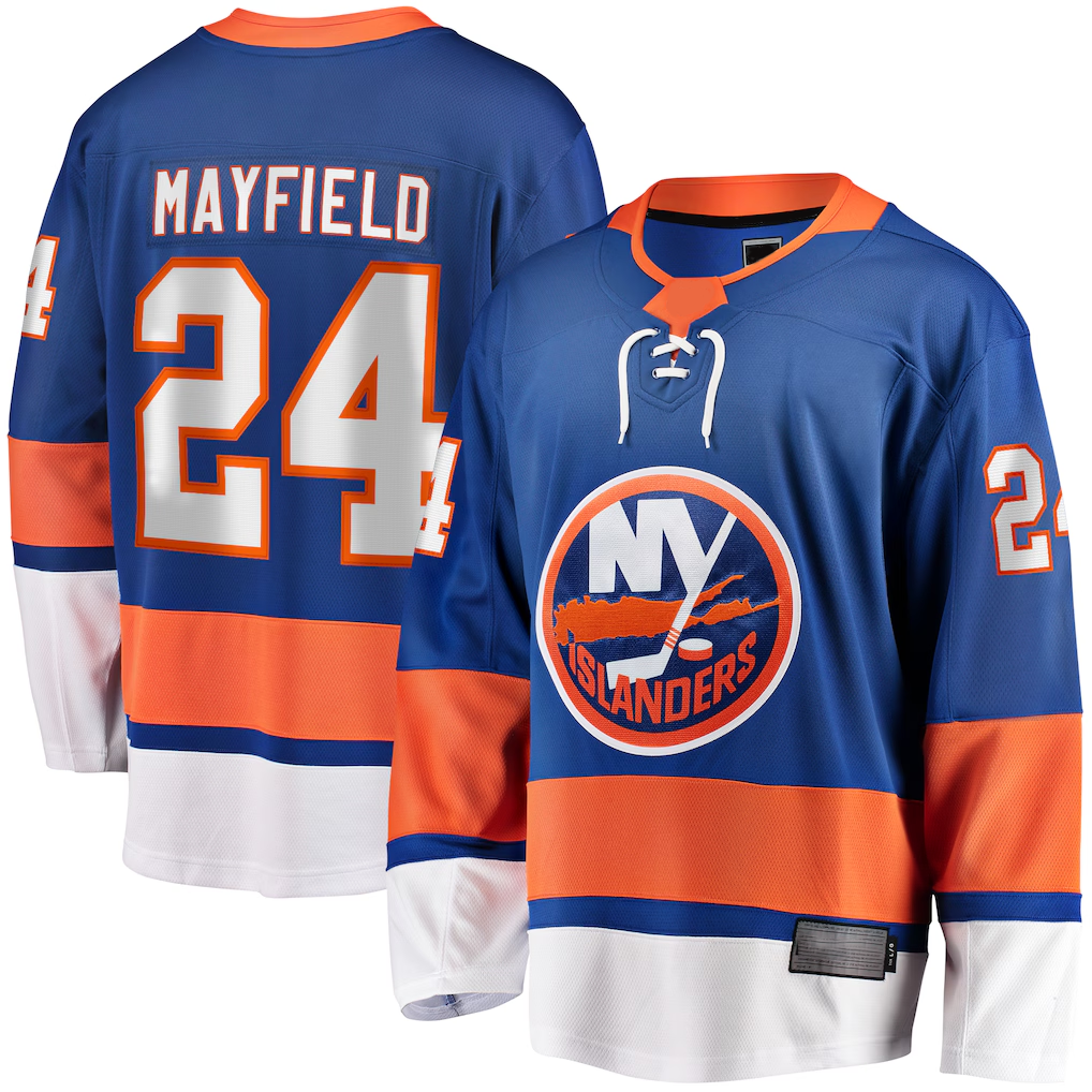 Pkot NY.Islanders #24 Scott Mayfield Royal Breakaway Jerseys