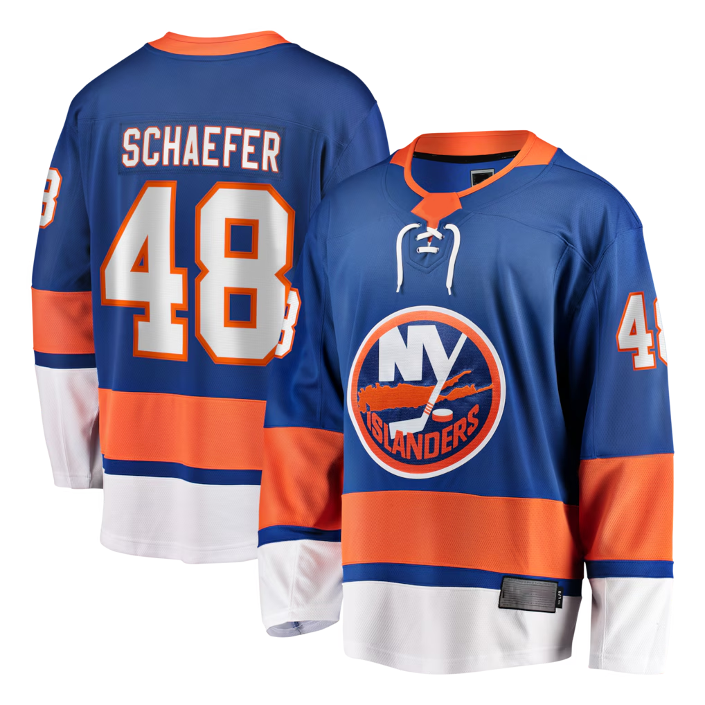 Pkot NY.Islanders #48 Matthew Schaefer Royal Home Breakaway Player Jerseys
