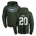 Pkot NY.Jets #20 Breece Hall Player Green LOGO Pullover Hoodies Limited Game Stitched Jerseys
