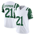 Pkot NY.Jets #21 Brandon Stephens Player White Limited Classic Vapor F.U.S.E. Home Game Stitched Jerseys