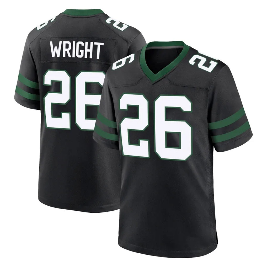 Pkot NY.Jets #26 Nahshon Wright Player Black Legacy Home Game Stitched Jerseys