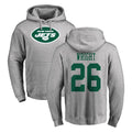 Pkot NY.Jets #26 Nahshon Wright Player Gray LOGO Pullover Hoodies Limited Game Stitched Jerseys