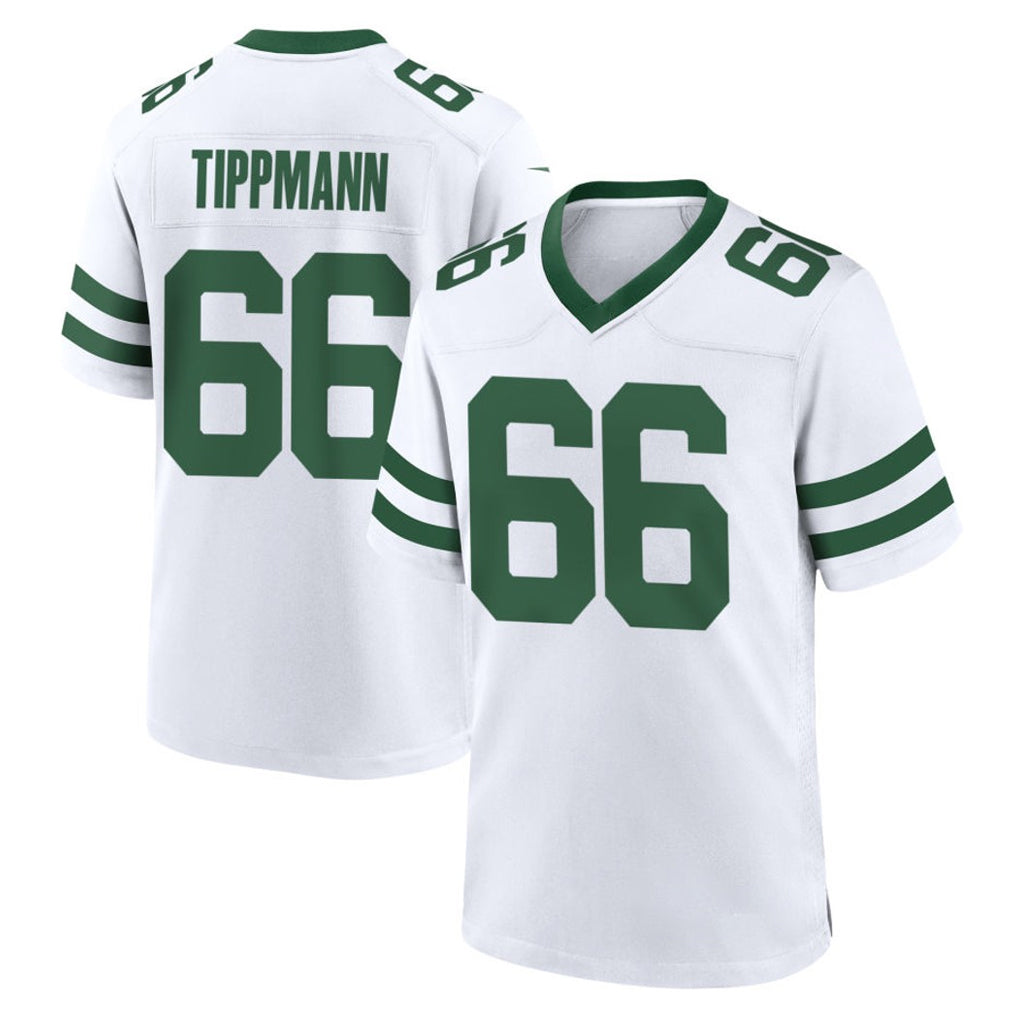 Pkot NY.Jets #66 Joe Tippmann Player White Legacy Home Game Stitched Jerseys