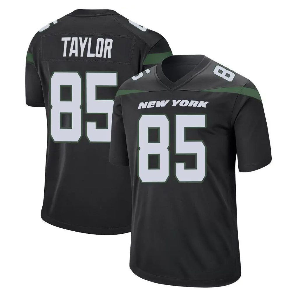 Pkot NY.Jets #85 Mason Taylor Player Stealth Black Home Game Stitched Jerseys