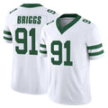 Pkot NY.Jets #91 Jowon Briggs Player White Legacy Limited Vapor F.U.S.E. Home Game Stitched Jerseys