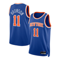 Pkot NY.Knicks #11 Jalen Brunson Blue Swingman Jerseys - Icon Edition